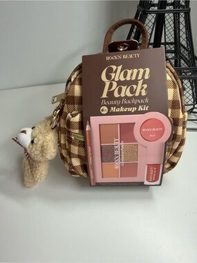 Mini backpack plaid Glam Pack Makeup Kit